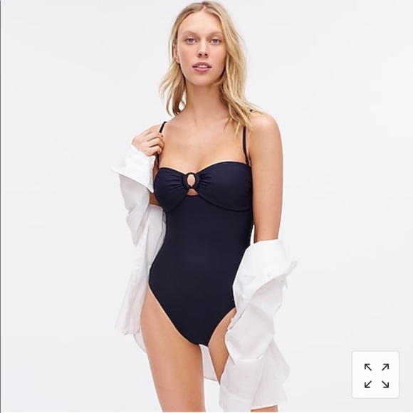 J.Crew Bandeau Ring One-piece - Picture 2 of 4